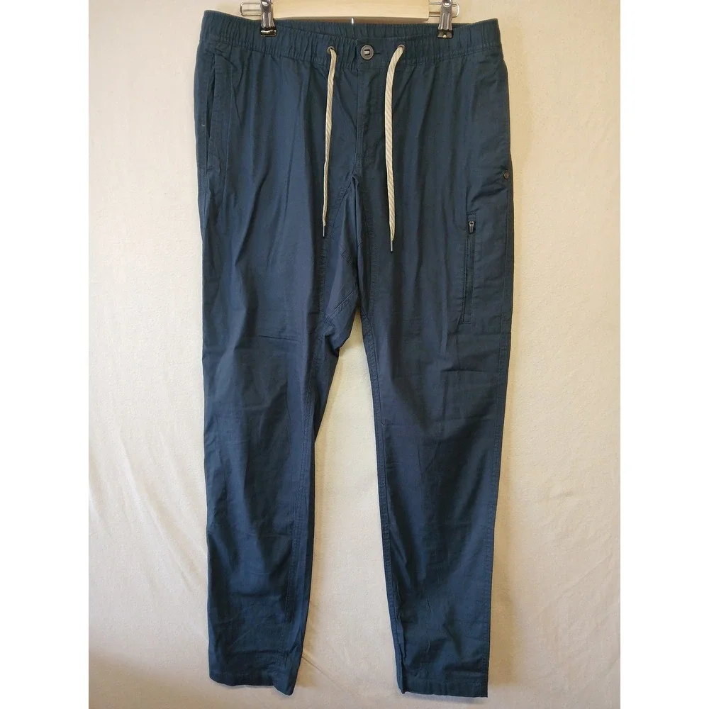 Vuori Ripstop climber mens large pants hiking gorpcore large navy